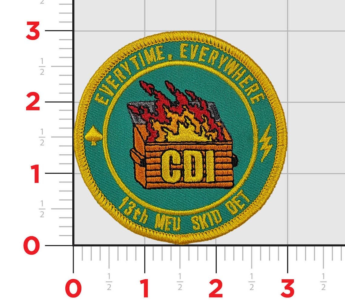 Official HMLA-267 13th MEU Det Qual Patches
