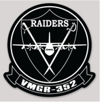 Officially Licensed USMC VMGR-352 Raiders 2021 Sticker