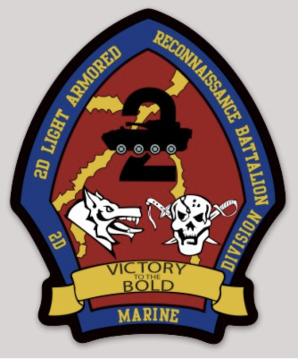 Officially Licensed 2d LAR Bn Sticker