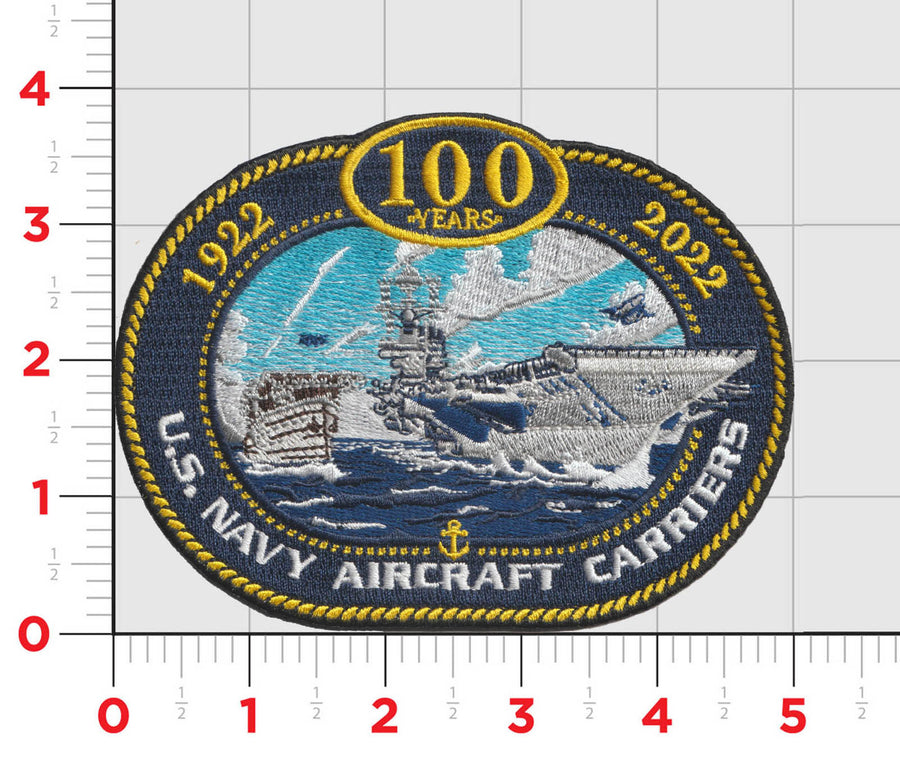 Officially Licensed Tailhook Association 100 Years of Aircraft Carrier Aviation Commemorative Patch