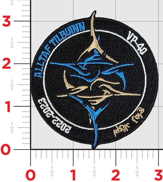 Official VP-40 Marlins Iceland and Desert Shoulder Patch
