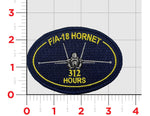 Official VMFA-312 Checkerboards F-18 Hours Patch