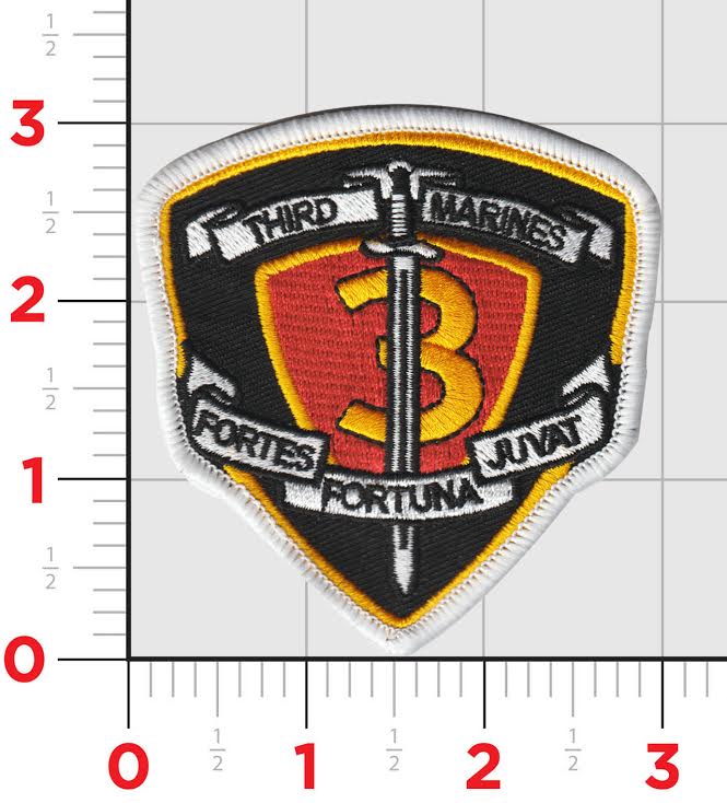 Officially Licensed USMC 2/3 Marines Patch