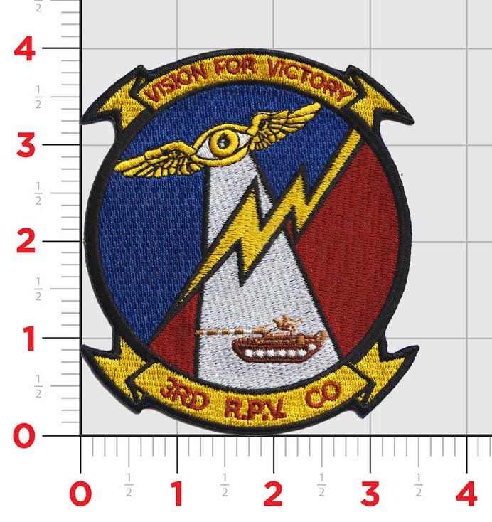 Officially Licensed USMC 3rd RPV Company Patch