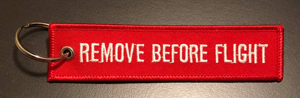 REMOVE BEFORE FLIGHT Key Ring