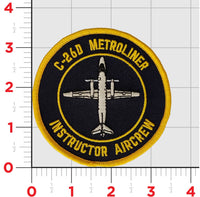 Official C-26D Metroliner Patch