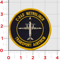 Official C-26D Metroliner Patch