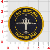 Official C-26D Metroliner Patch