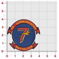 Officially Licensed USMC 7th Communication Battalion Patch