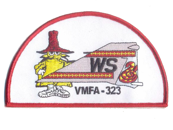 VMFA-323 Death Rattler USMC F-4 Phantom Tail Patch
