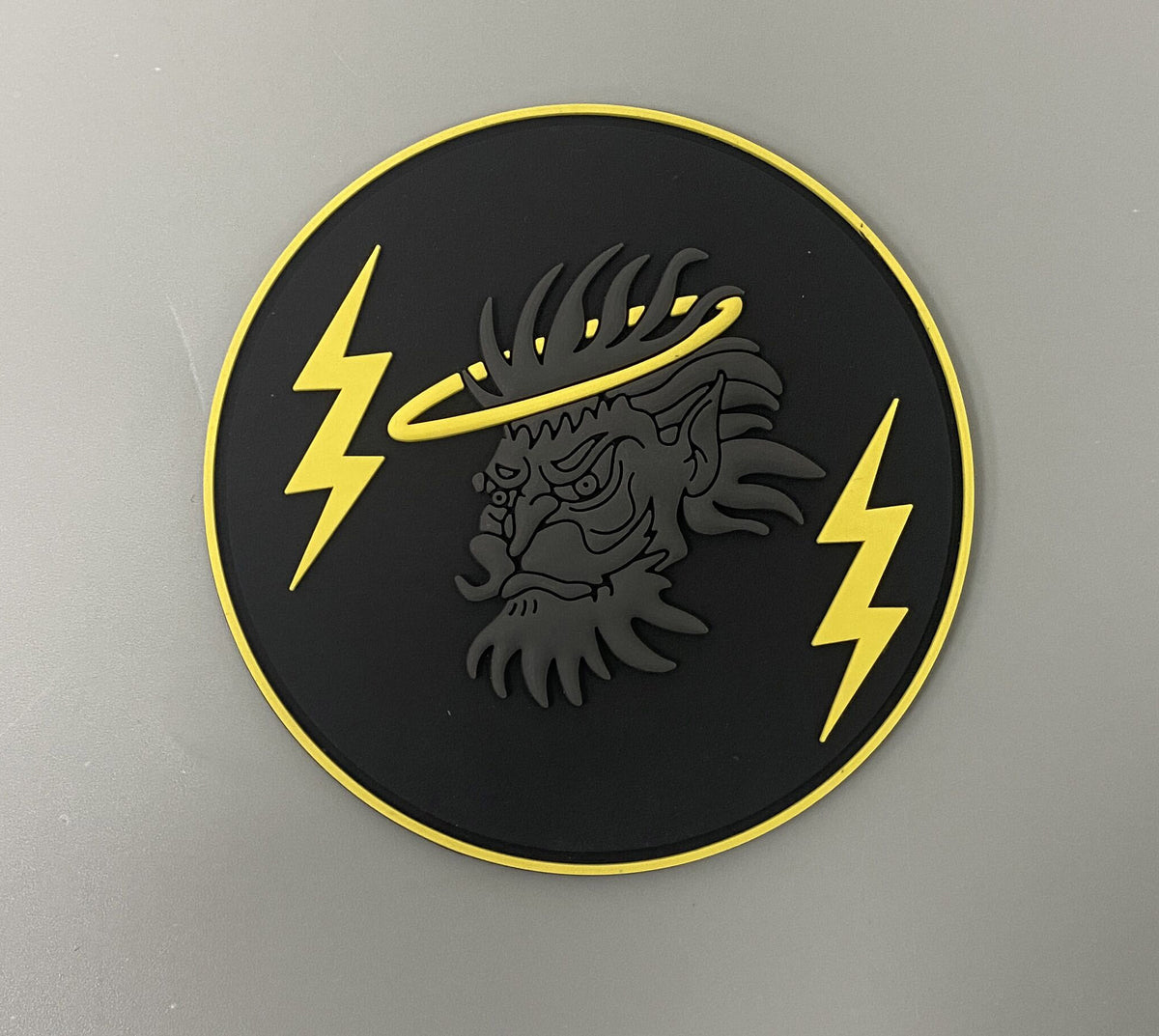 Official VMM-362 Ugly Angels Black Shoulder Patch