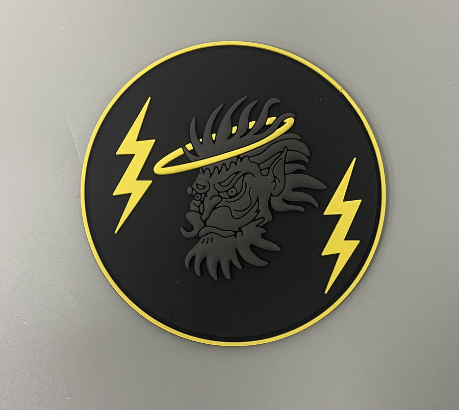 Official VMM-362 Ugly Angels Black Shoulder Patch