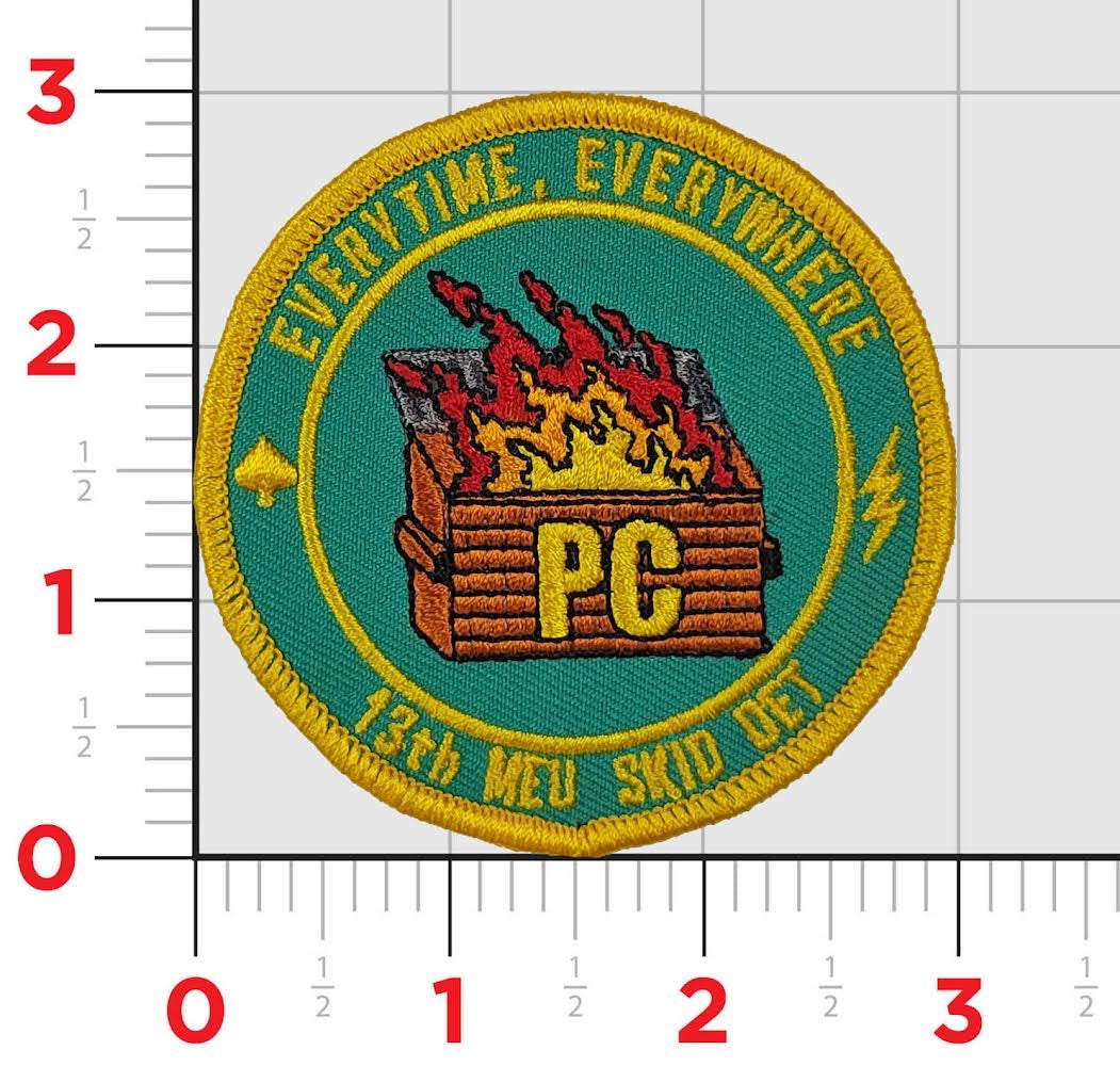 Official HMLA-267 13th MEU Det Qual Patches