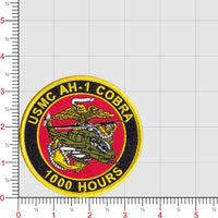 USMC AH-1 Cobra Hours Patch