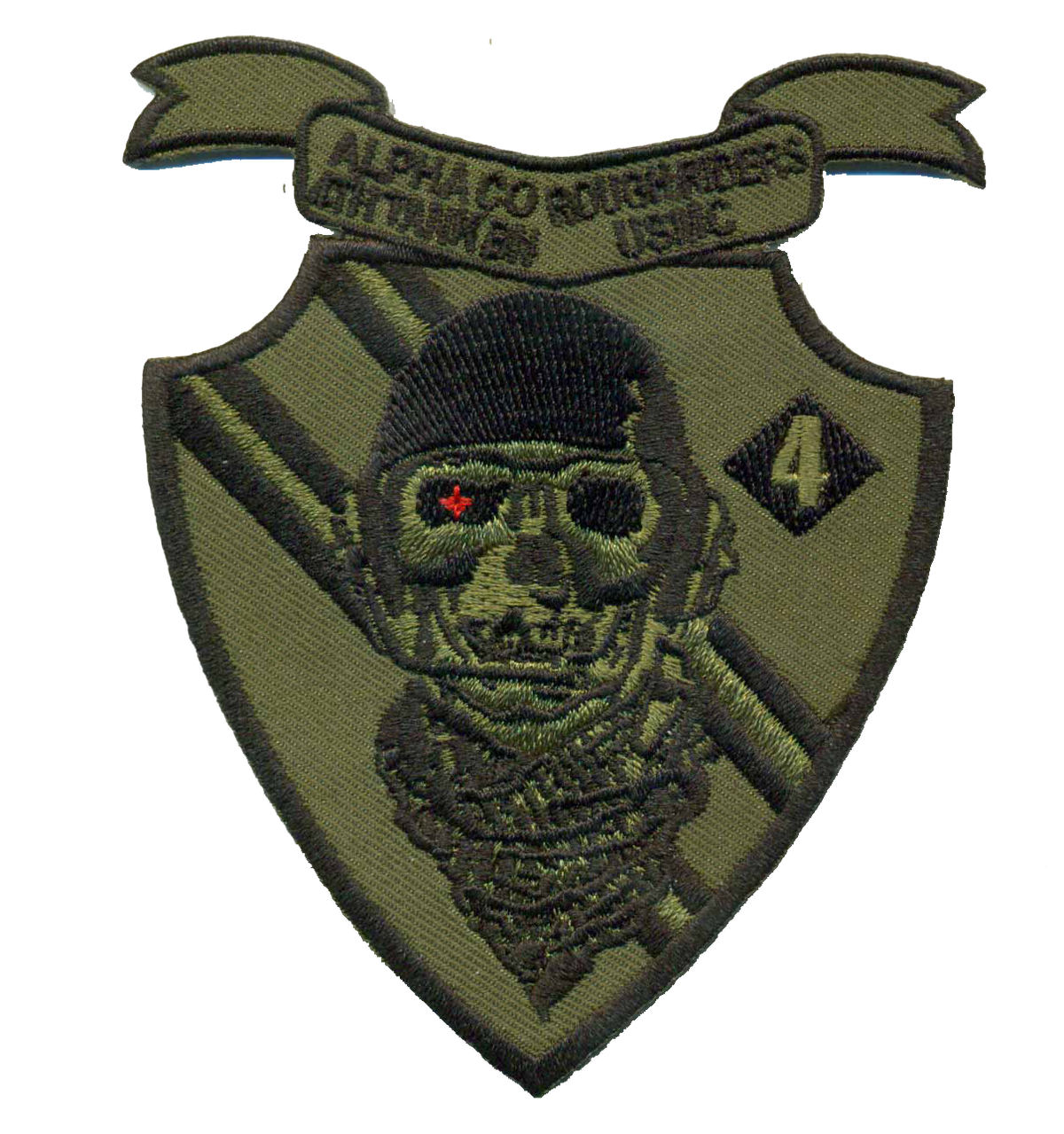 Officially Licensed USMC USMC A Co 4th Tank Bn Subdued Patch