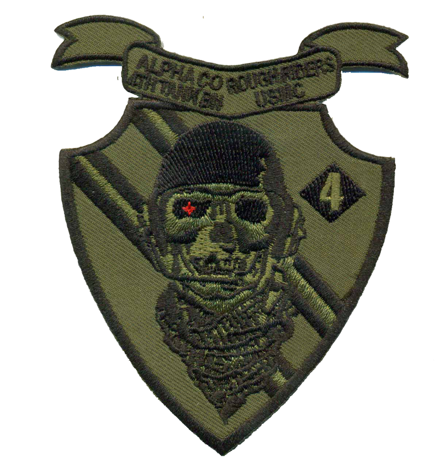 Officially Licensed USMC USMC A Co 4th Tank Bn Subdued Patch