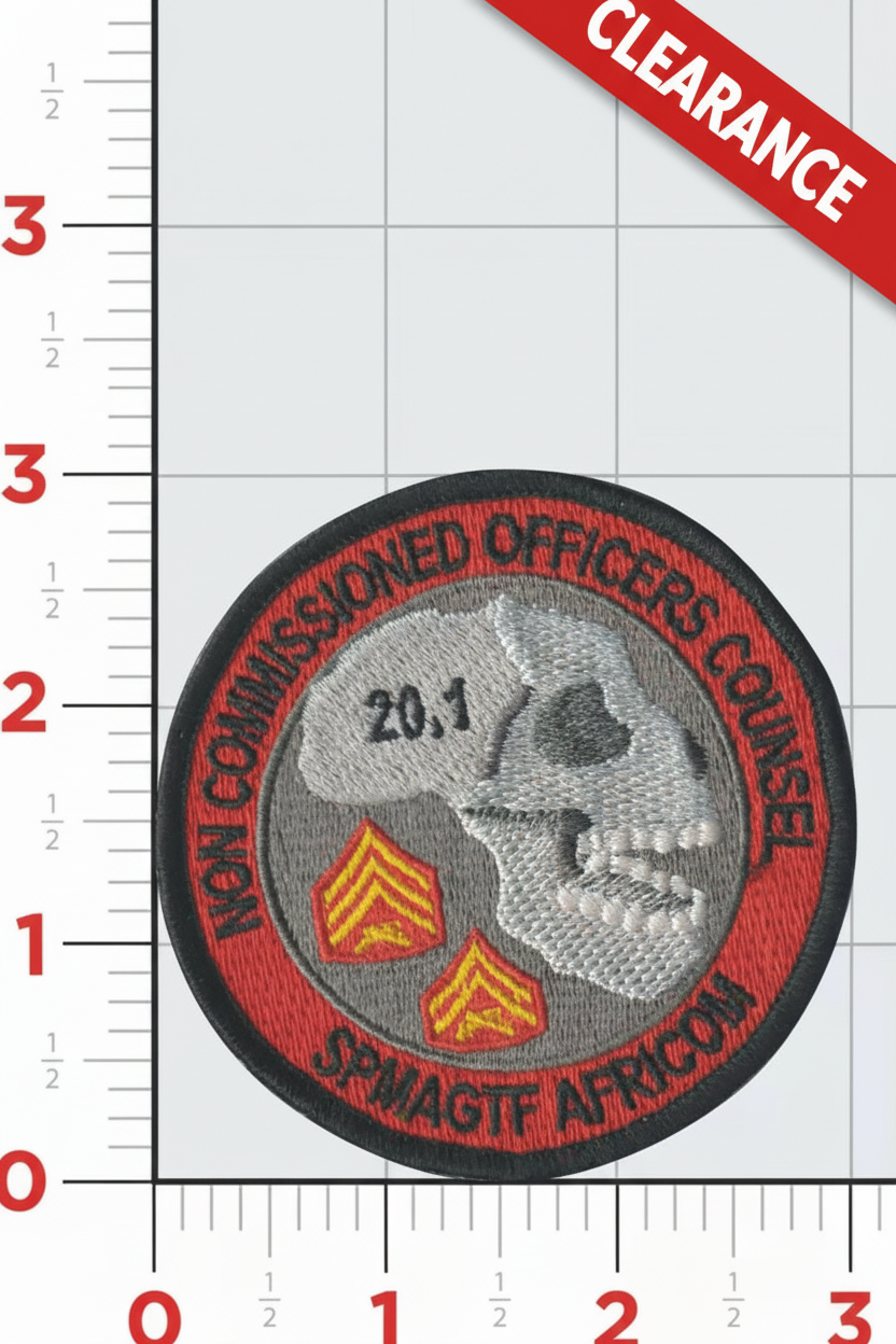 USMC NCO Counsel SPMAGTF AFRICOM Patch