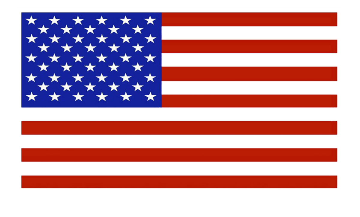 US Flag Sticker