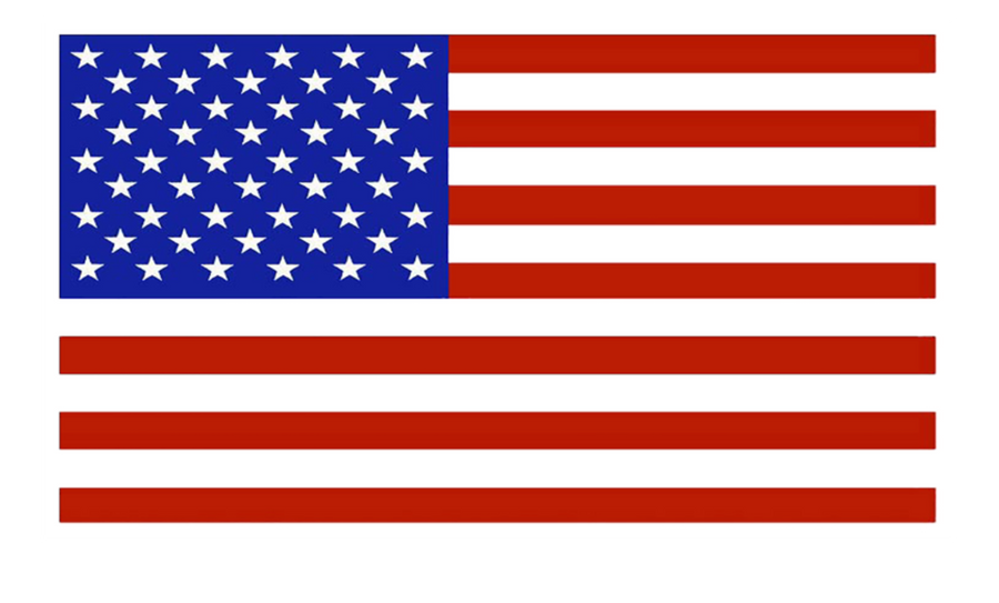 US Flag Sticker