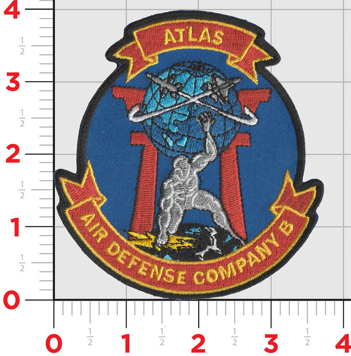 Atlas Unit Patch Buy Officially Licensed USMC Atlas Patch | MarinePatches.com