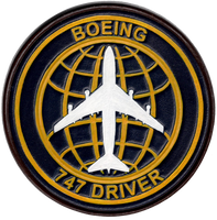 Boeing 747 Driver Leather Patch