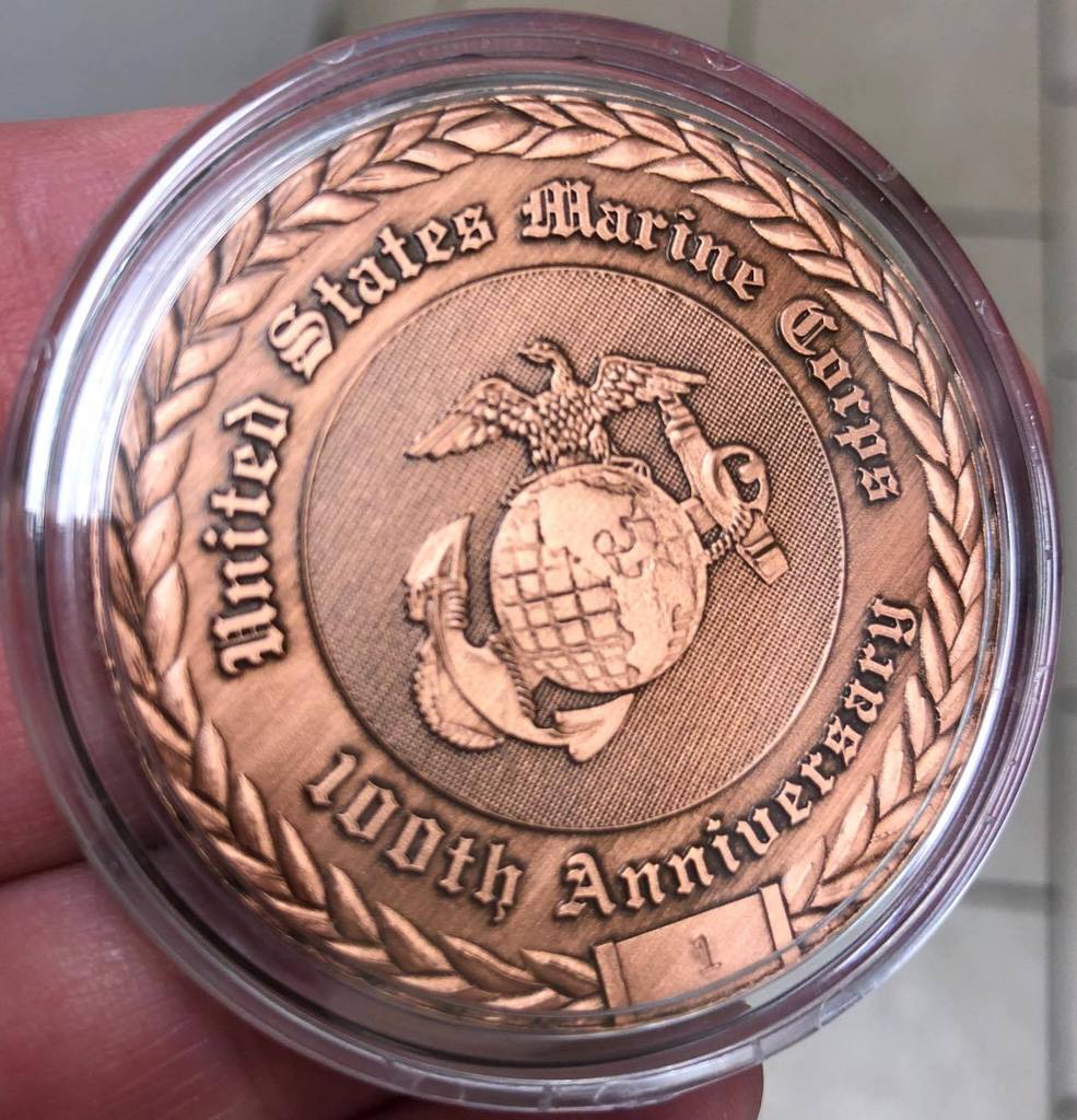 Officially Licensed USMC Belleau Wood 100th Anniversary Coin