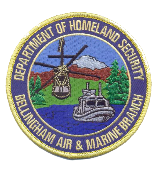 US Custom and Border Protection, Bellingham Air Branch Full Color Patch