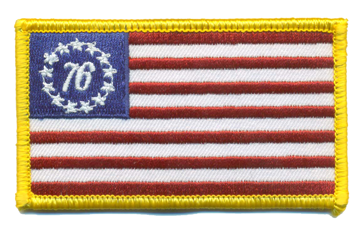 Betsy Ross Bicentennial 76 Flag Patch
