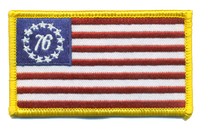Betsy Ross Bicentennial 76 Flag Patch