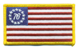 Betsy Ross Bicentennial 76 Flag Patch