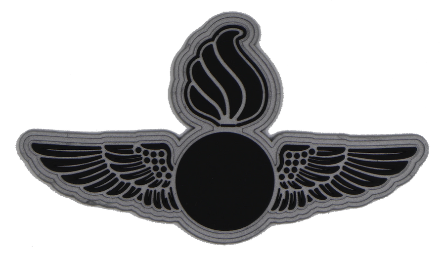 Black Ordnance Wings PVC Patch