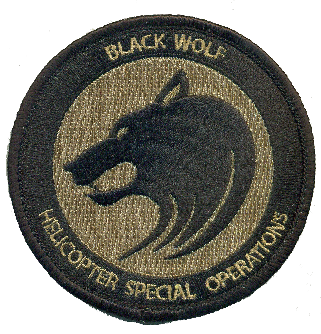 Black Wolf Special Operations Helicopters Patches