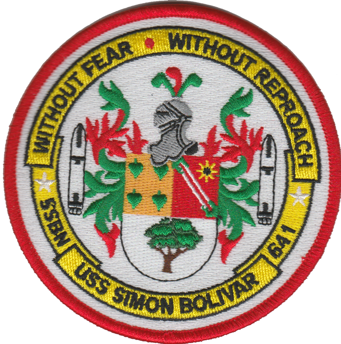 Buy USS Simon Bolivar SSBN-641 Pat Patch | MarinePatches.com ...