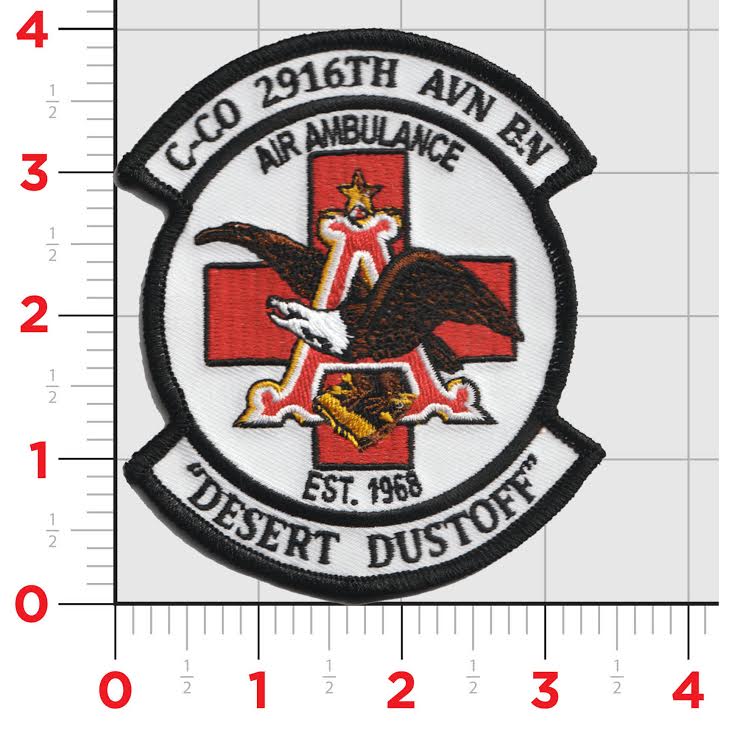 US Army C Co 2916th Air Ambulance Patch