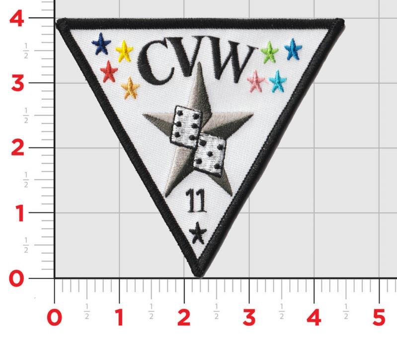 Officially Licensed US Navy Carrier Air Wing CVW-11 Patch