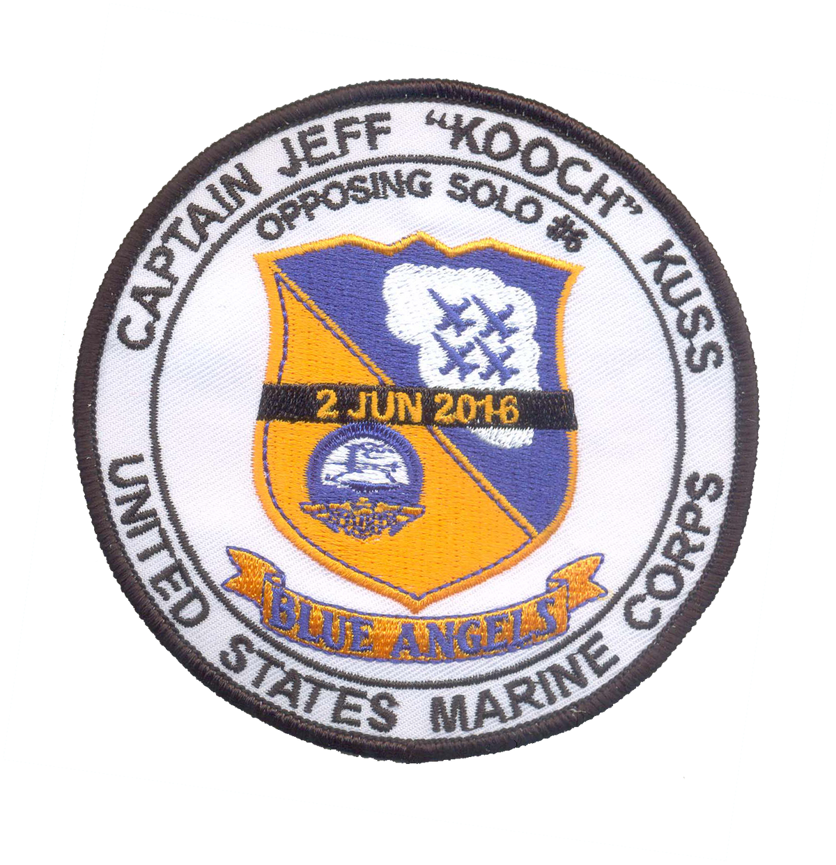 Blue Angels-Jeff Kuss Memorial Patch & Sticker