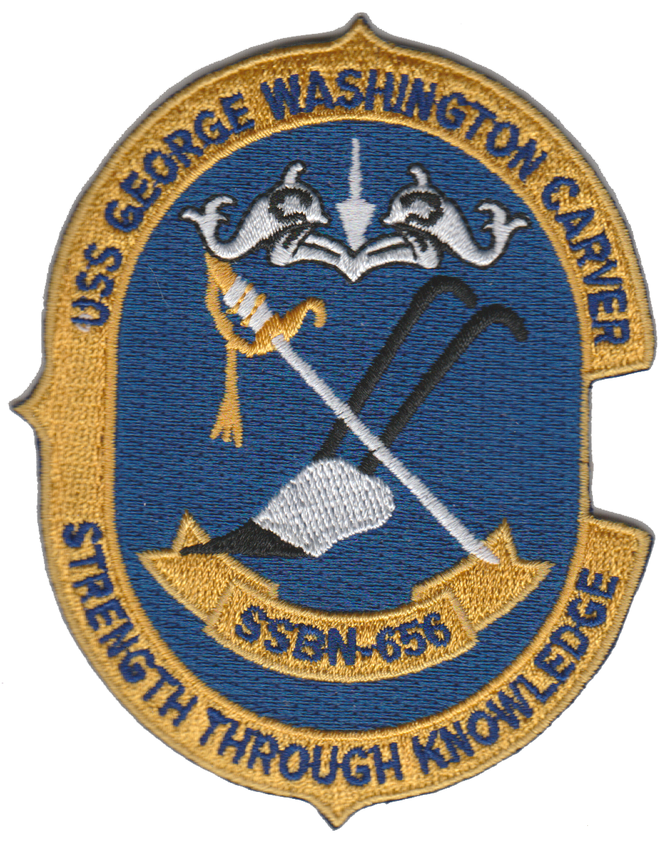 USS George Washington Carver SSBN-656 patch