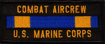 Officially Licensed USMC Air Medal Ribbon with Number Patch