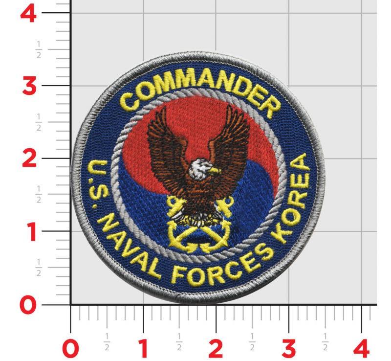 Official US Navy Commander Naval Forces Korea Patach