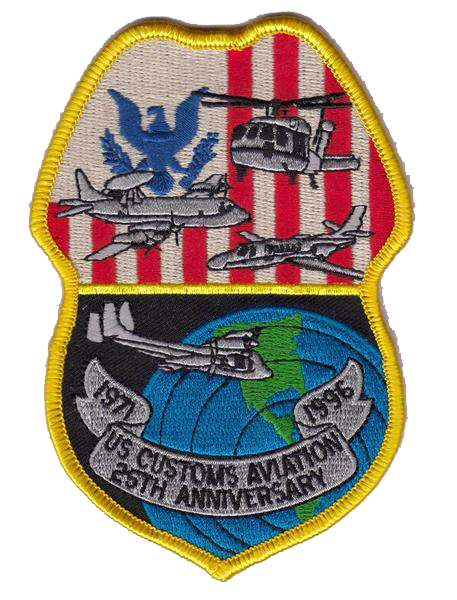 Legacy US Customs Air 25th Anniversary Patch