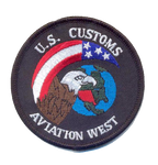 Legacy US Customs Aviation West Patch