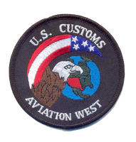 Legacy US Customs Aviation West Patch