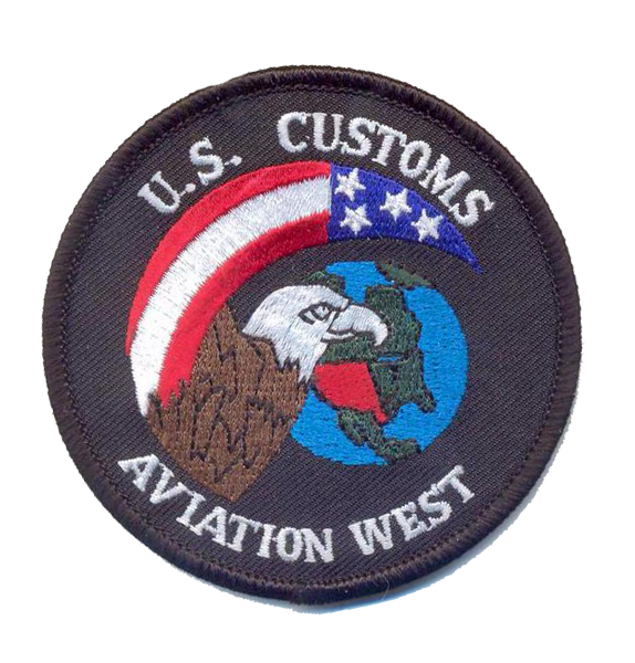 Legacy US Customs Aviation West Patch