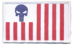 US Customs Ensign with Punisher Skull Patch