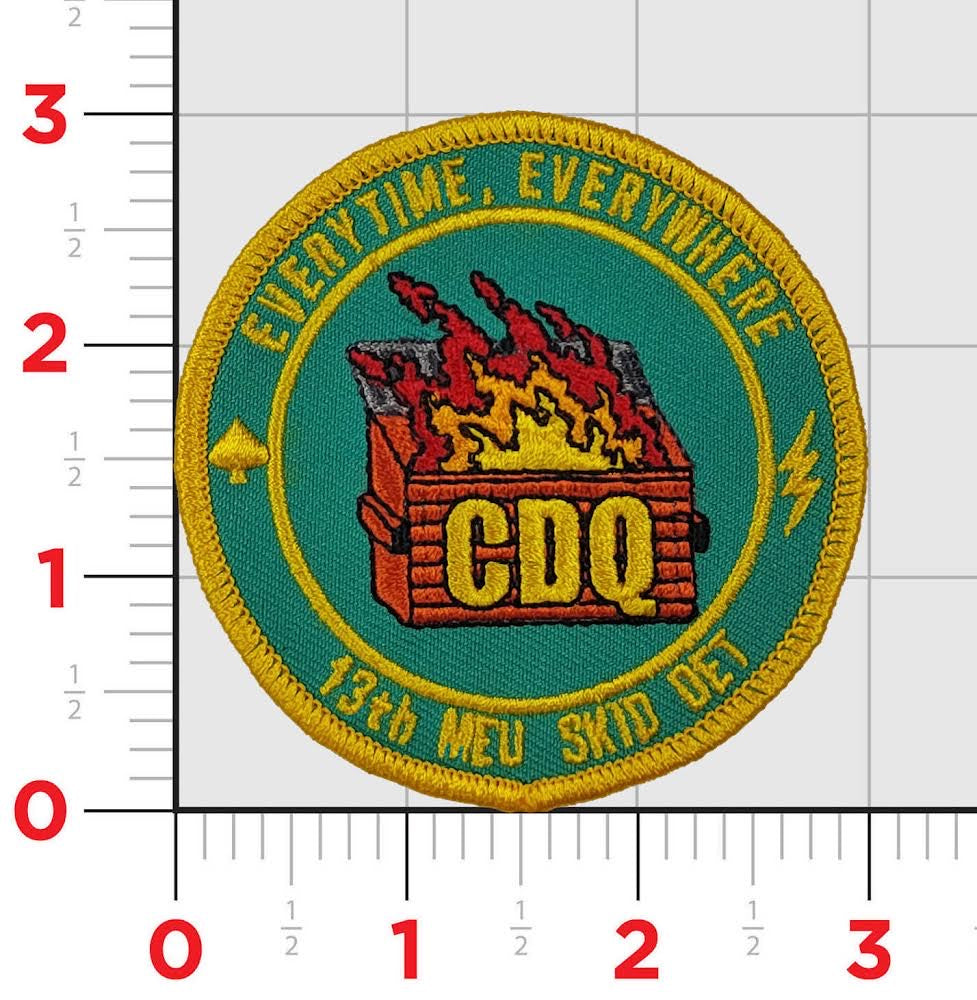 Official HMLA-267 13th MEU Det Qual Patches