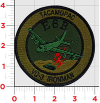Official VQ-3 Ironman TACAMOPAC E-6B Patch