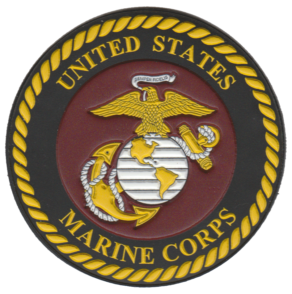 Officially Licensed USMC EGA PVC Patch
