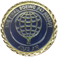 The Final 747 Atlas Coin and Sticker