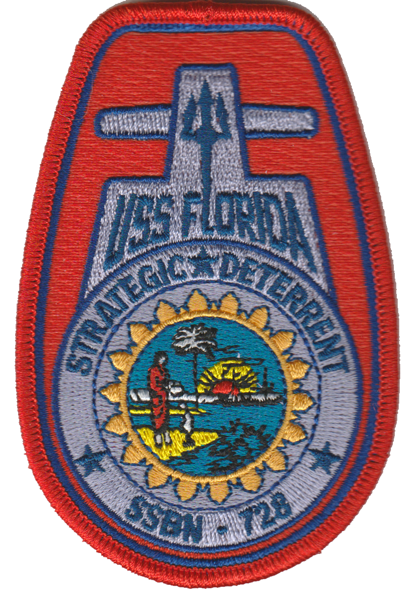 Officially Licensed US Navy USS Florida SSBN-728 Patch