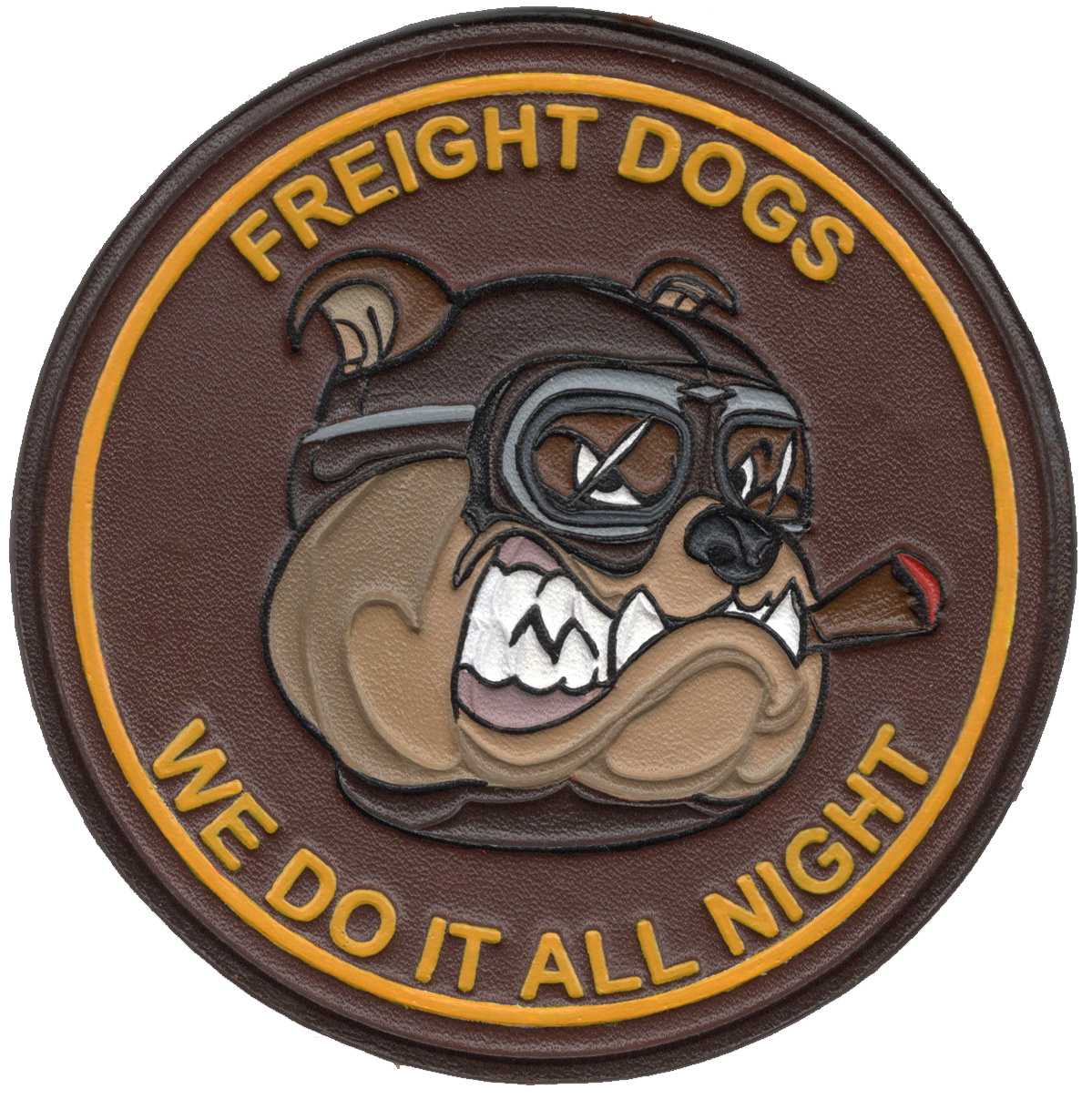 Freight Dogs Leather Patch